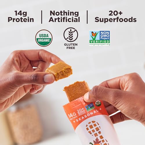 Pumpkin Pie Peanut Butter Protein Bars