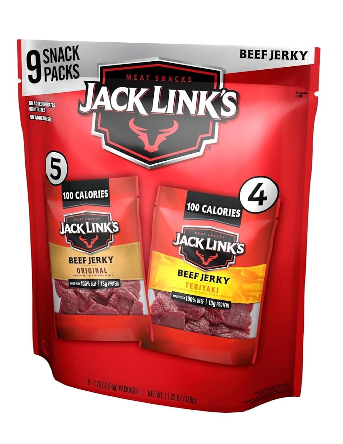 Teriyaki Beef Jerky Snack Packs