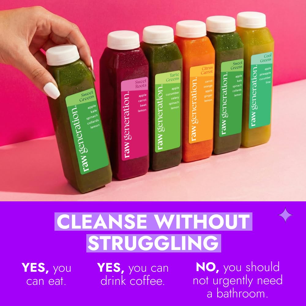 Plant-Based Cold-Pressed Juice Variety