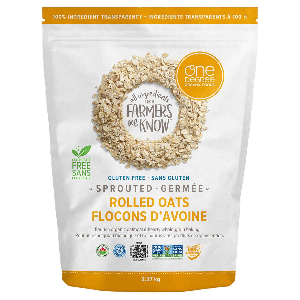 Sprouted Gluten-Free Rolled Oats