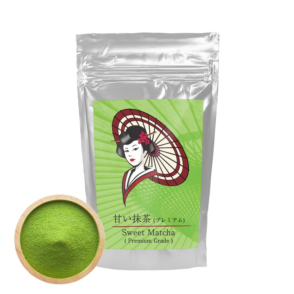 Sweetened Matcha Green Tea Powder Case