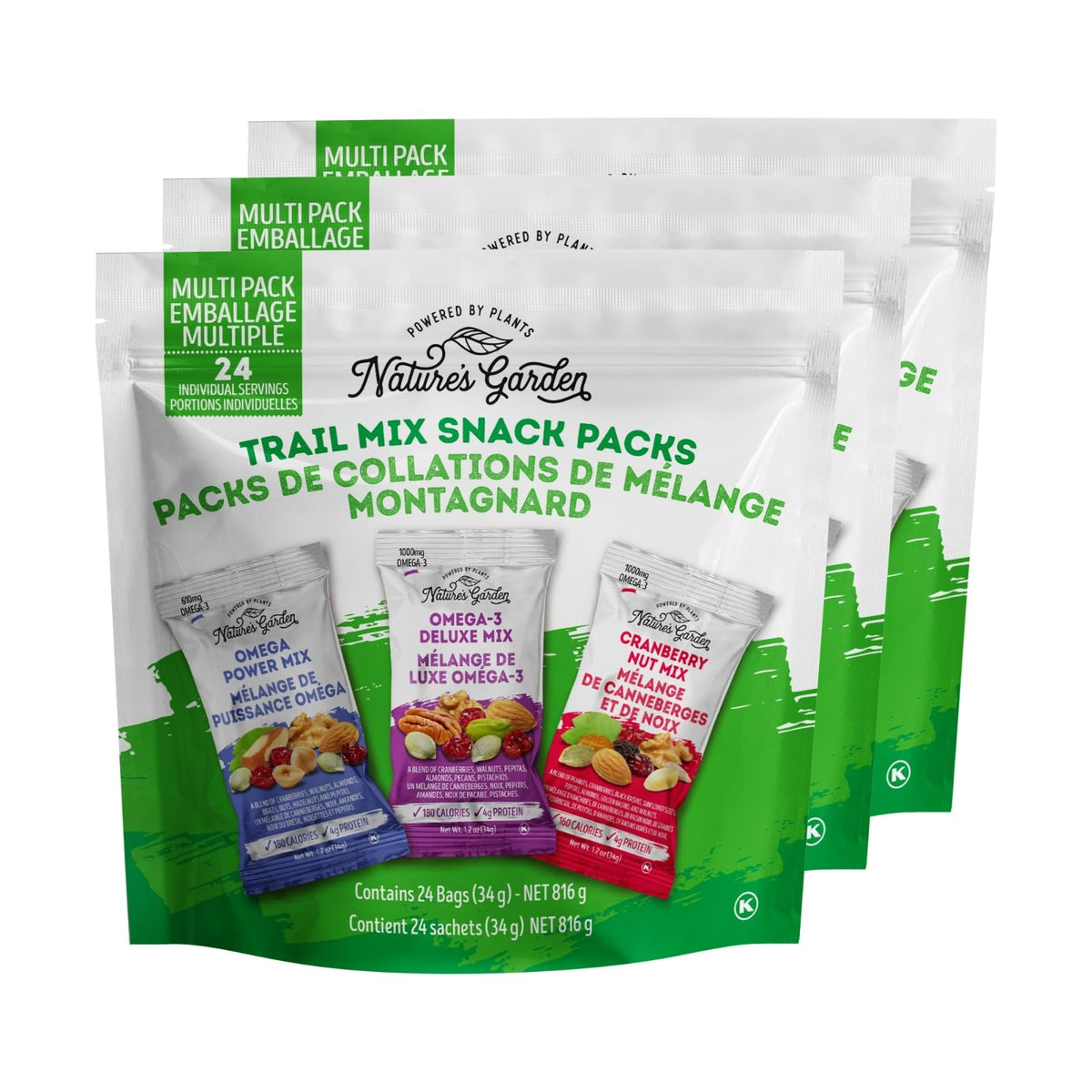 Portioned Trail Mix Snack Packs