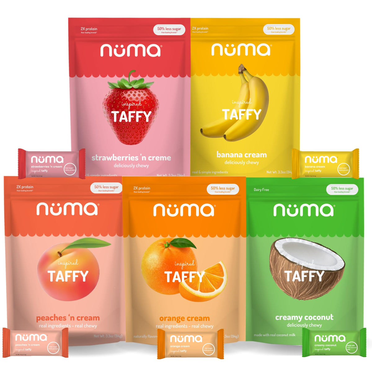 Reduced-Sugar Nutrient Chews
