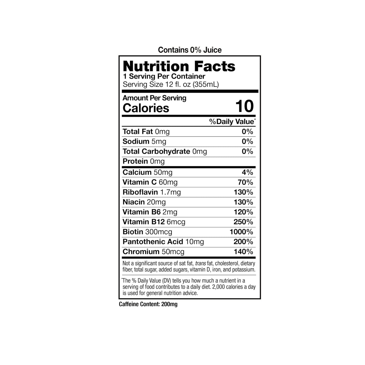 Sugar-Free Energy Drink Variety