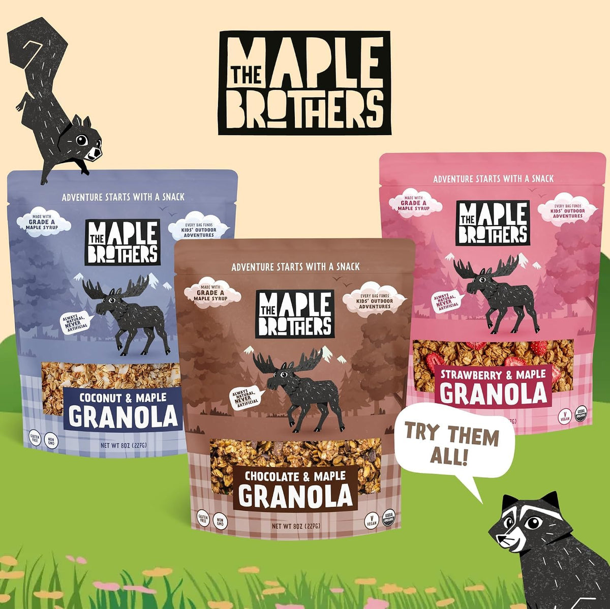 Organic Strawberry Maple Granola