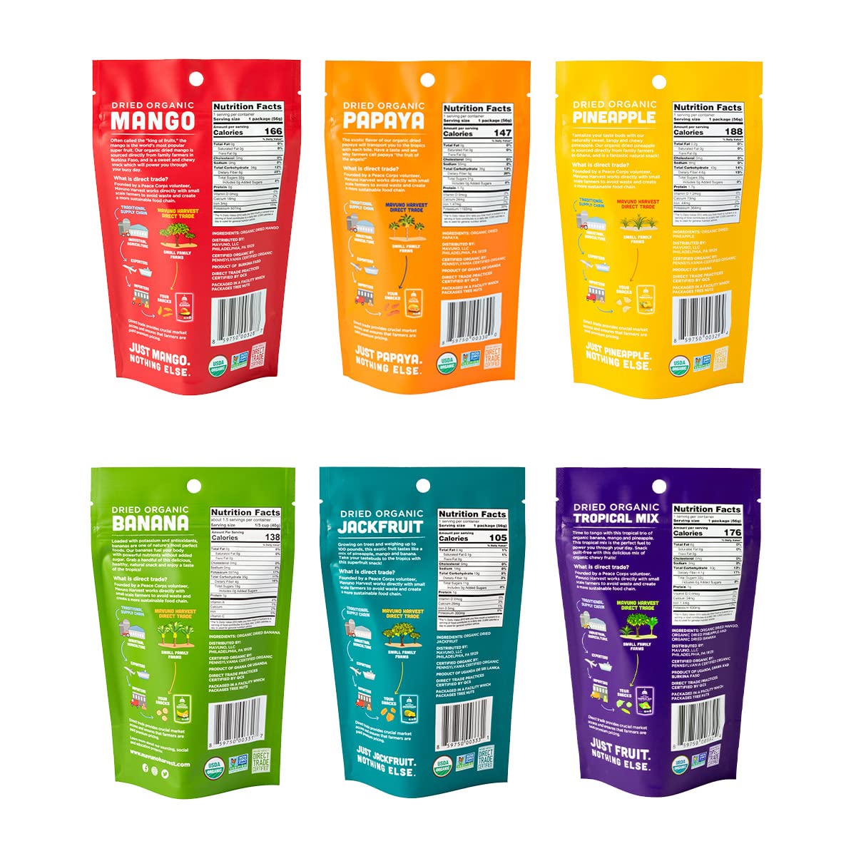 Organic Tropical Dried Fruit