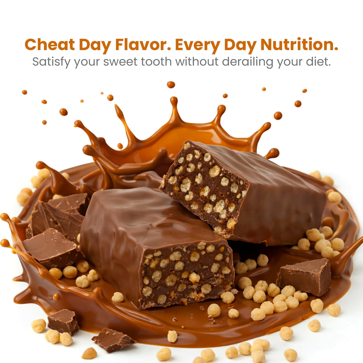 Chocolate-Flavored Protein Bar Variety