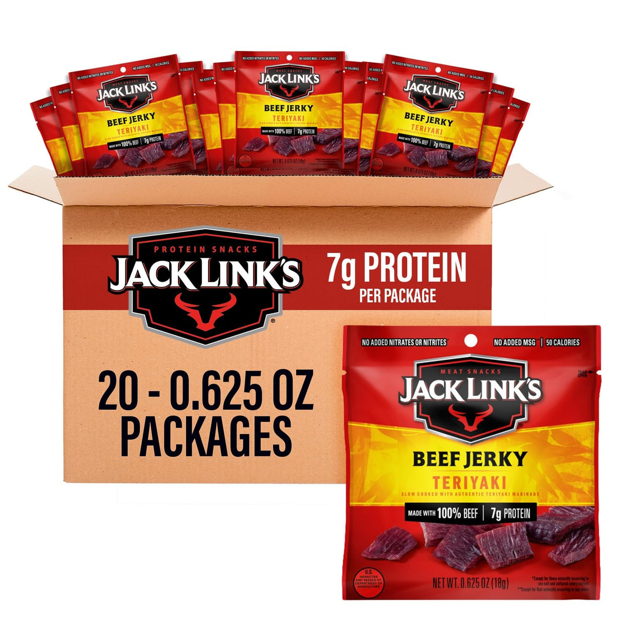 Teriyaki Beef Jerky Snack Packs