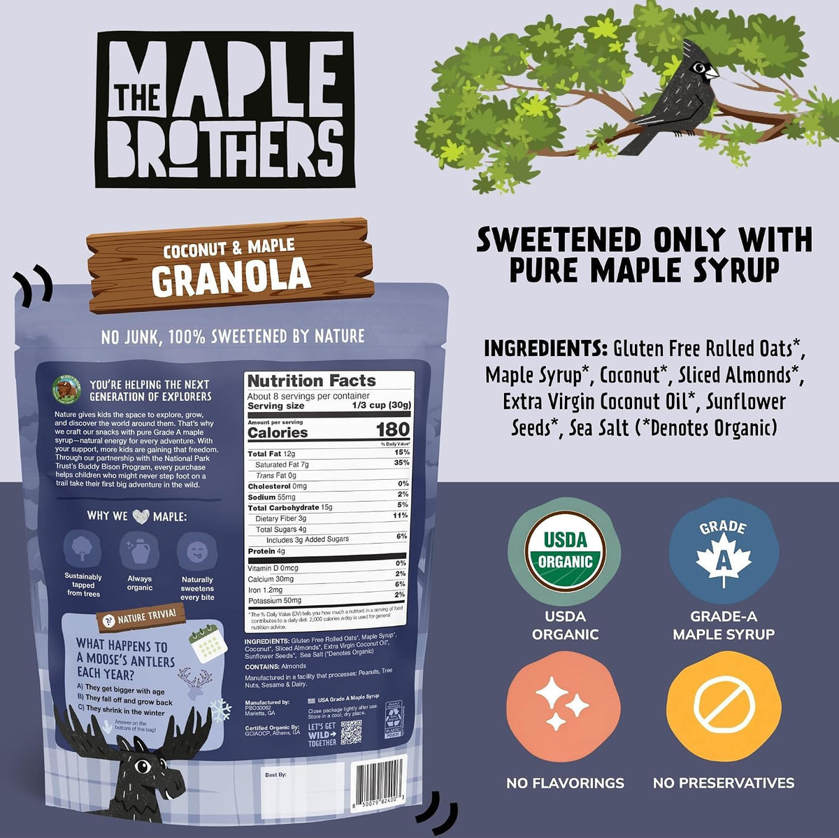 Organic Strawberry Maple Granola