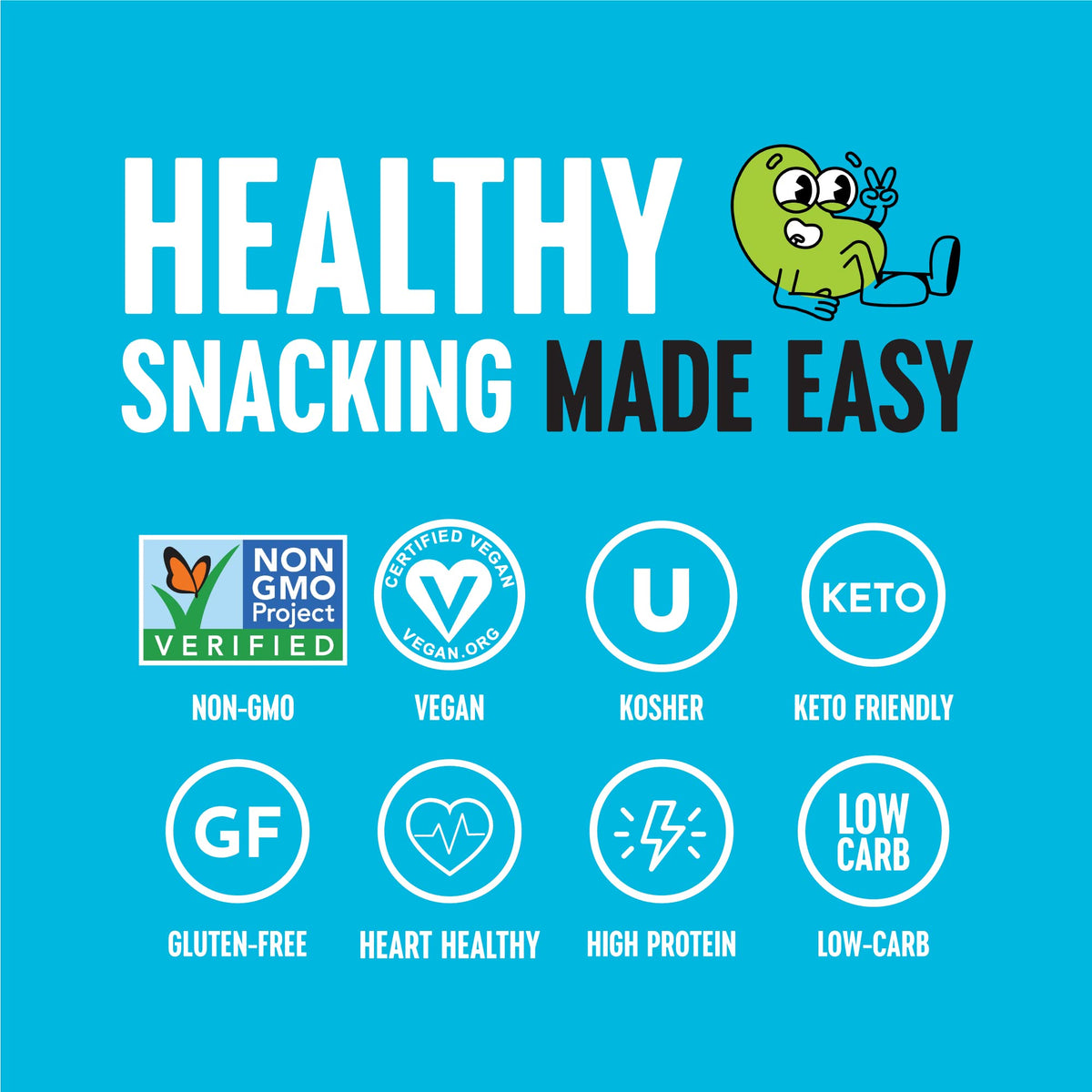 Dry-Roasted Edamame Protein Snacks