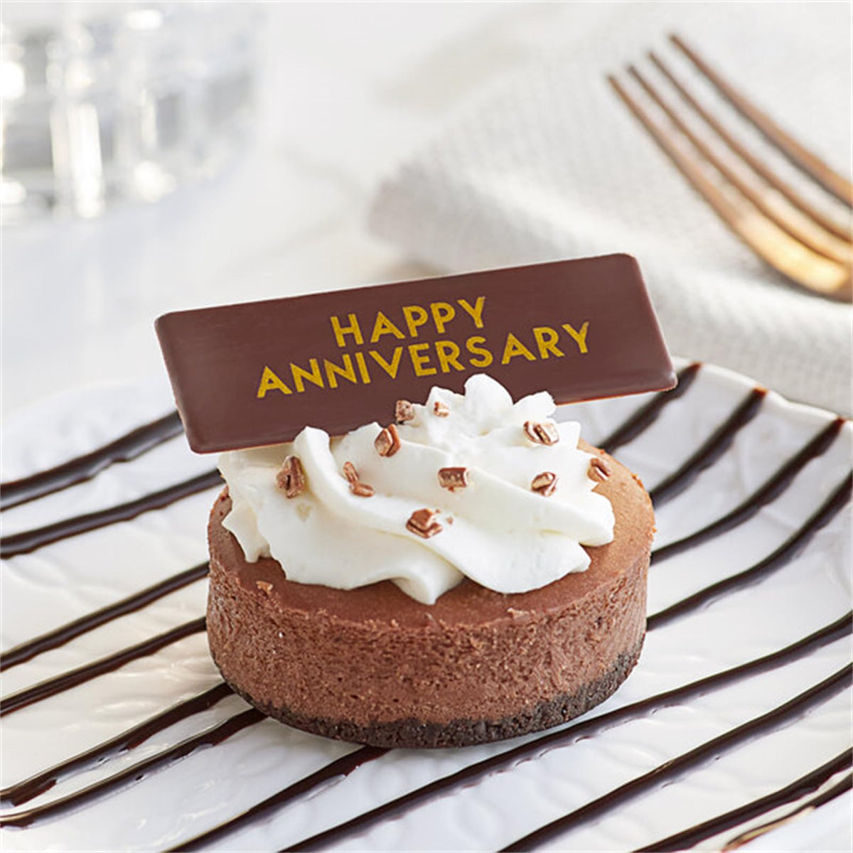 61% Dark Chocolate Anniversary Decorations