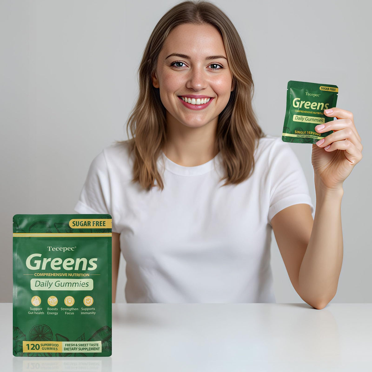 Green Daily Gummy Supplements