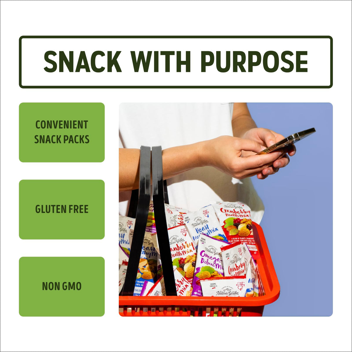 Portioned Trail Mix Snack Packs