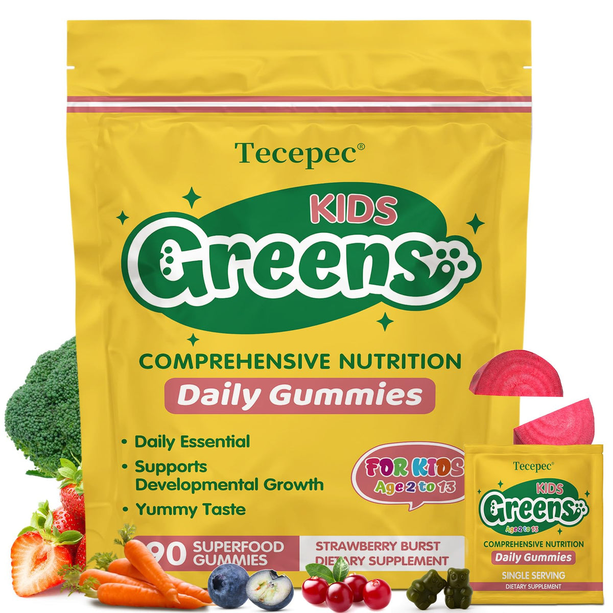 Kids Green Daily Gummies