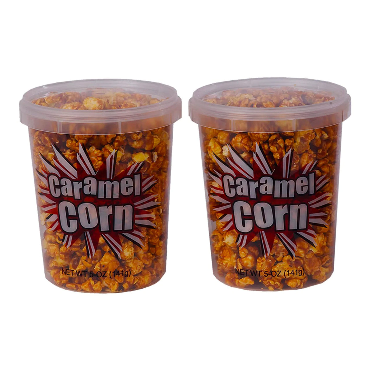 Locking-Lid Caramel Corn Containers