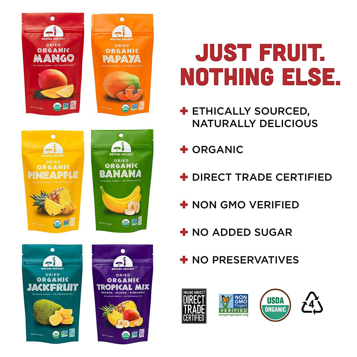 Organic Tropical Dried Fruit