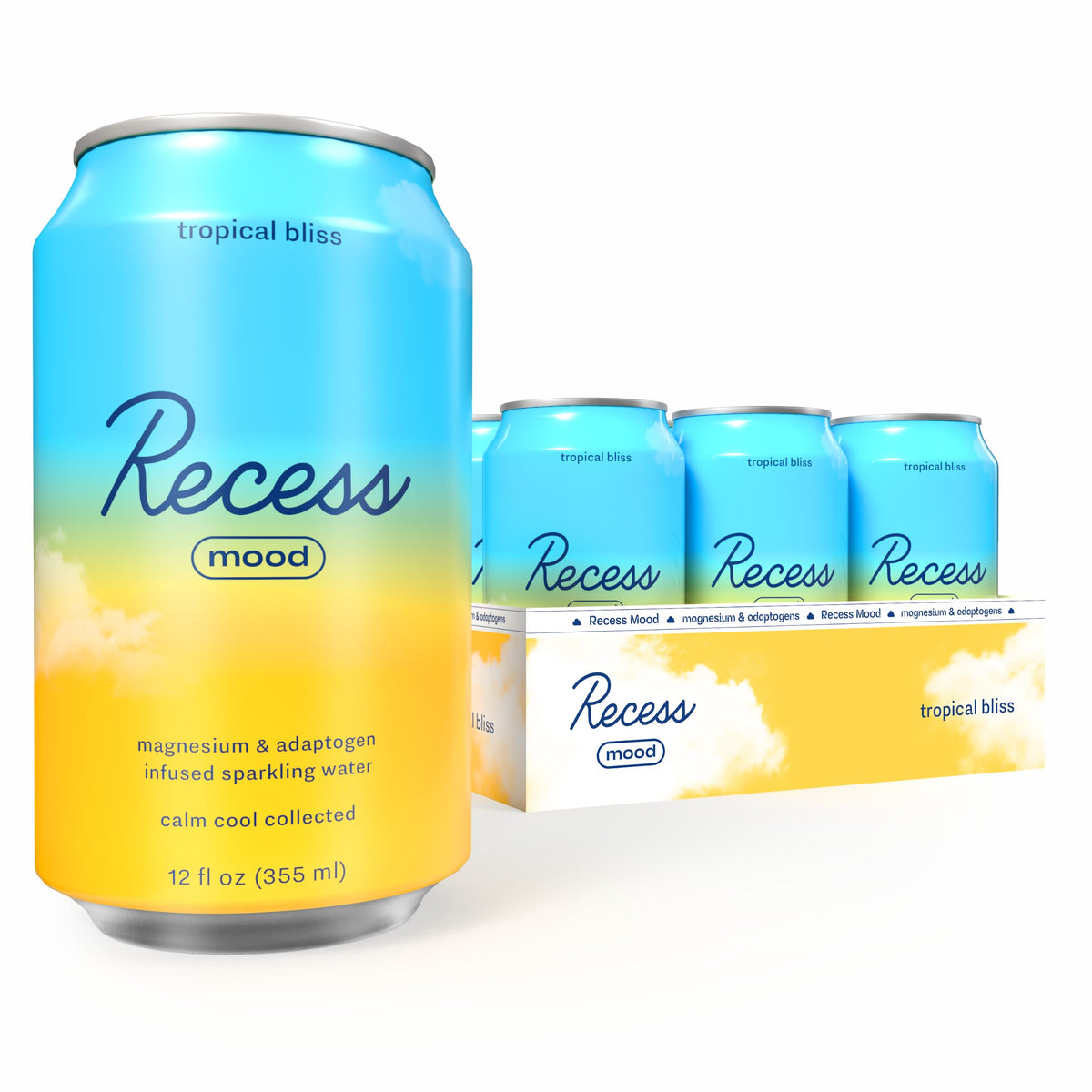 Magnesium and Adaptogen Sparkling Drinks