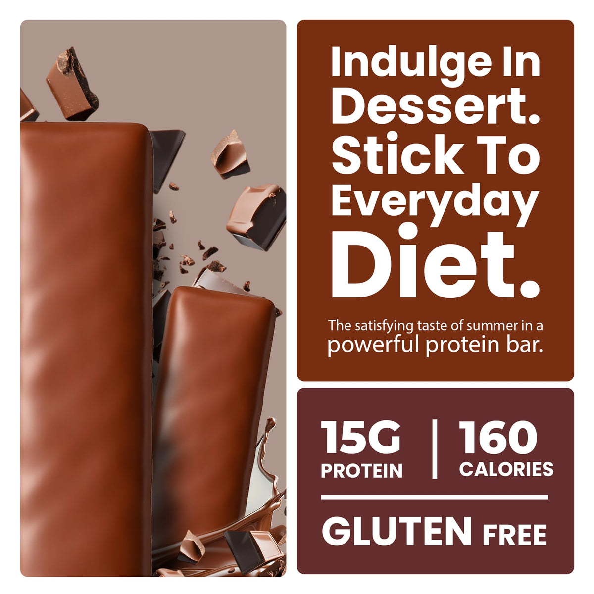 Chocolate-Flavored Protein Bar Variety