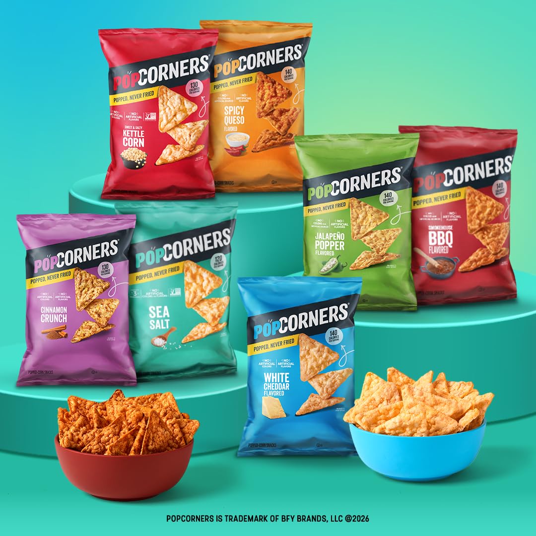 White Cheddar Popped Corn Snack Packs