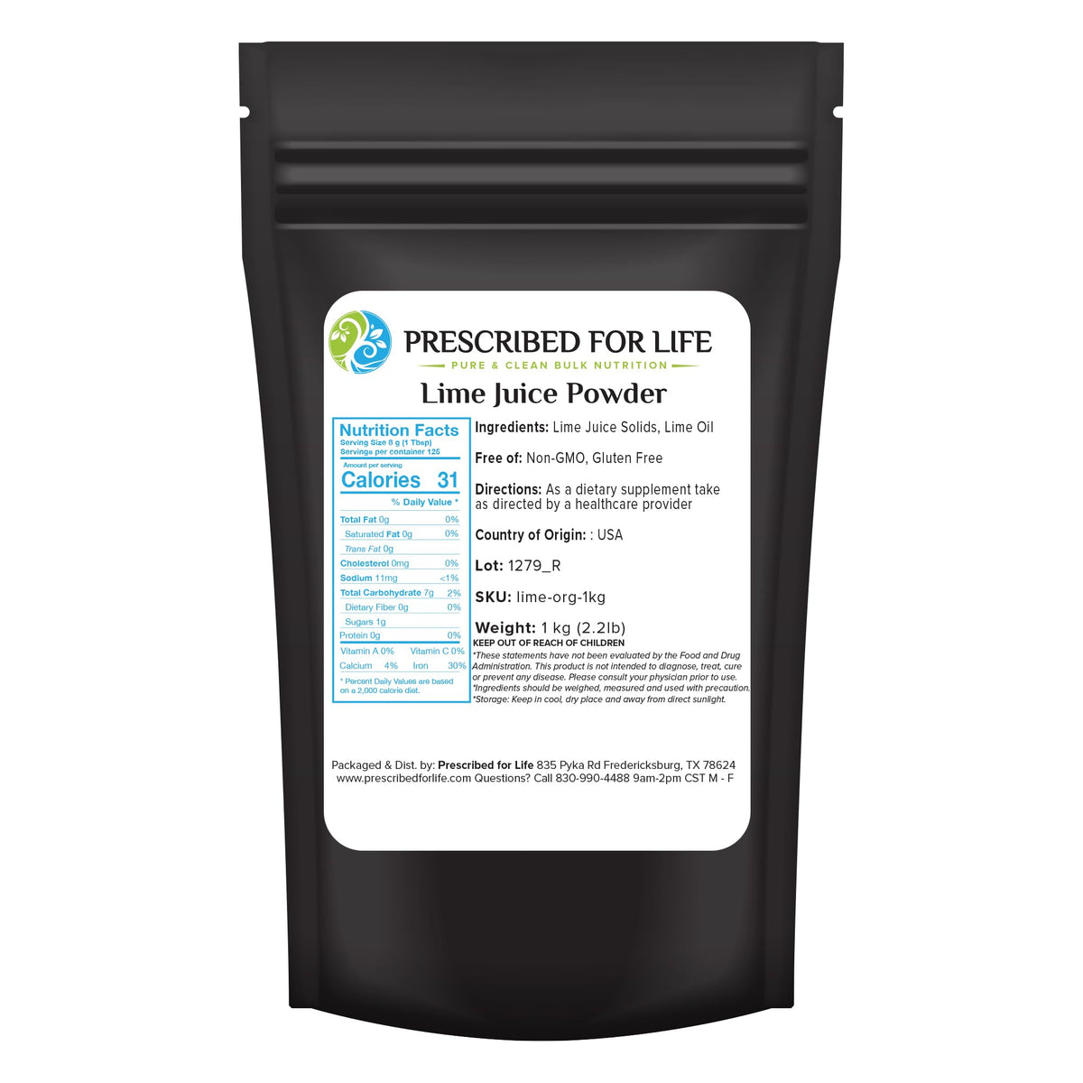 Pure Lime Juice Powder