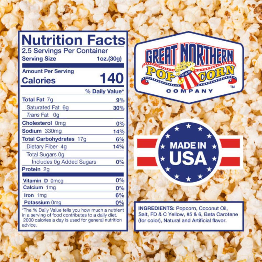 Movie Theater Popcorn Portion Packs