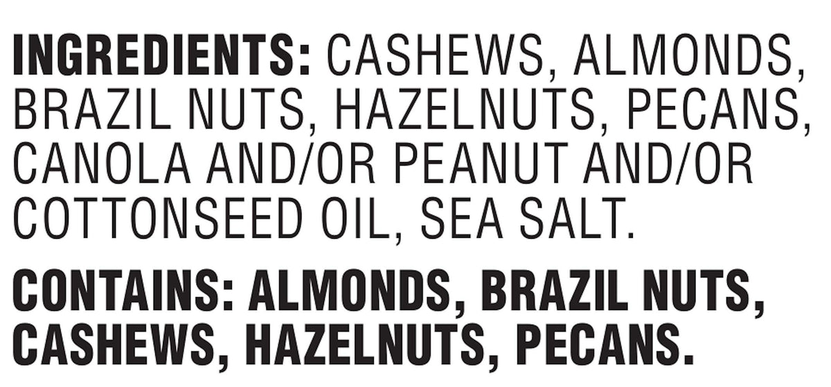 Roasted and Salted Deluxe Mixed Nuts