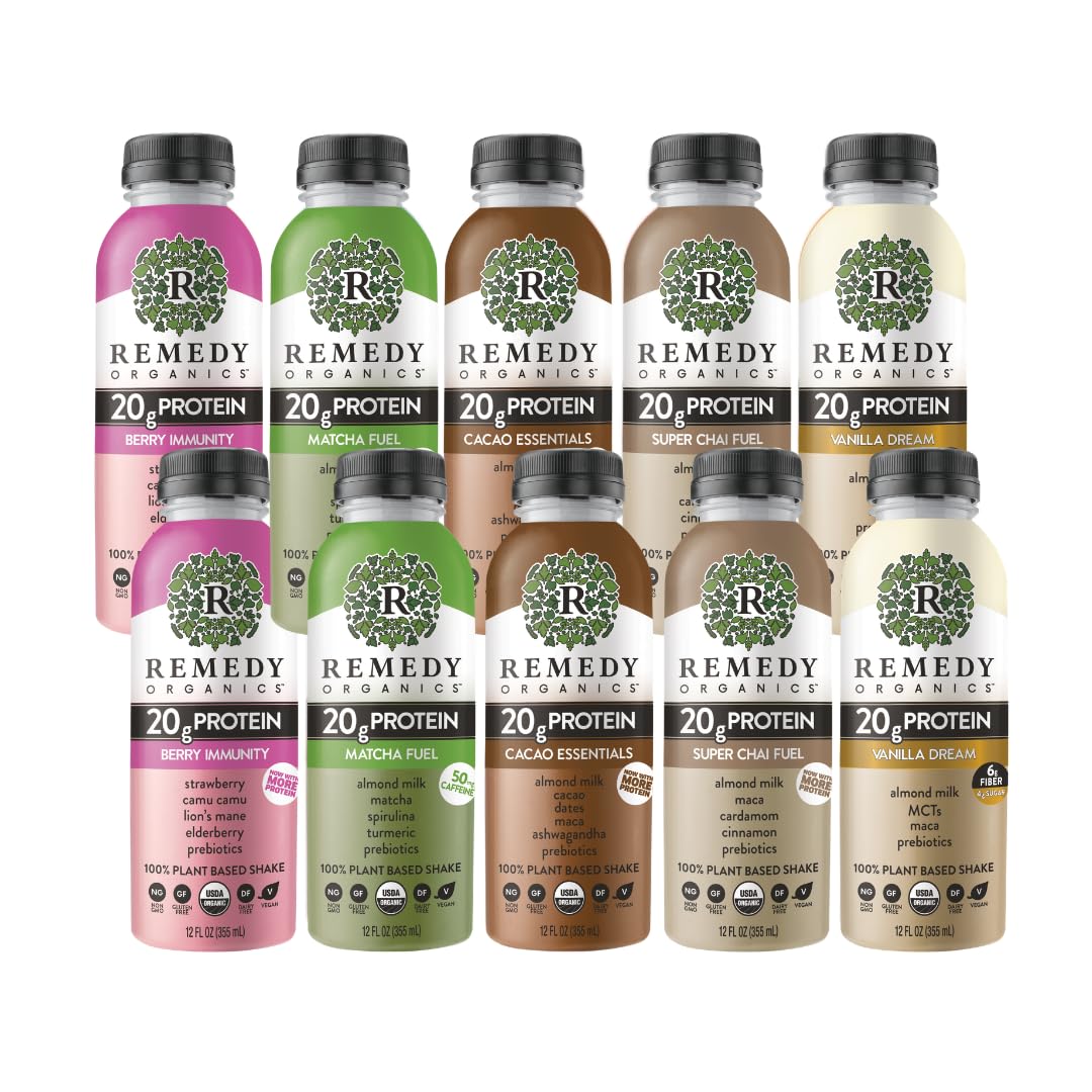Plant-Based Protein Shake Variety