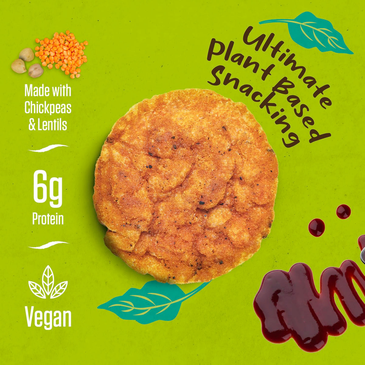 Lentil and Chickpea Protein Thins