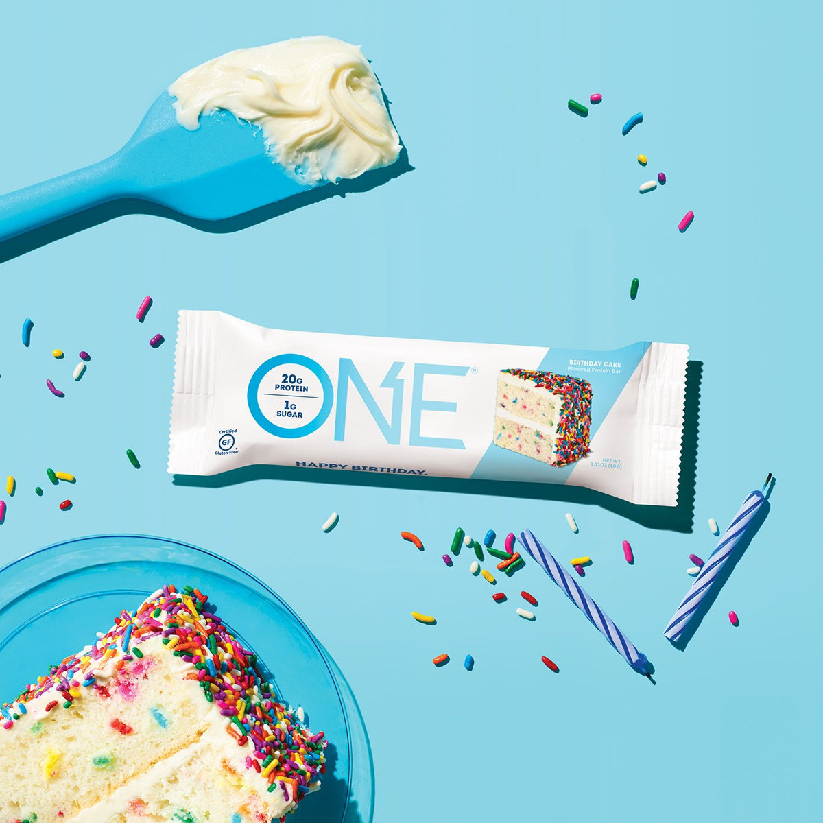 Birthday Cake Protein Bars