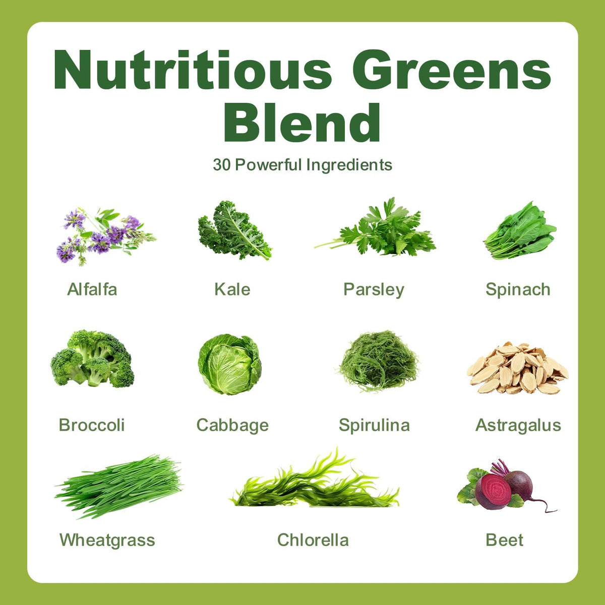 Green Daily Gummy Supplements
