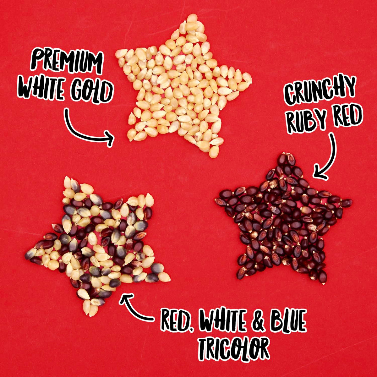 Popcorn Kernels and Seasoning Gift Set