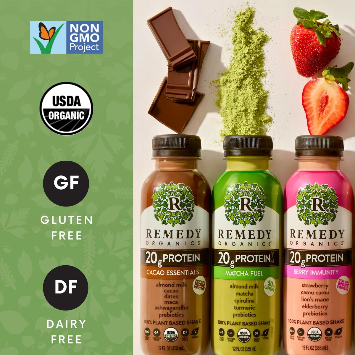 Plant-Based Protein Shake Variety