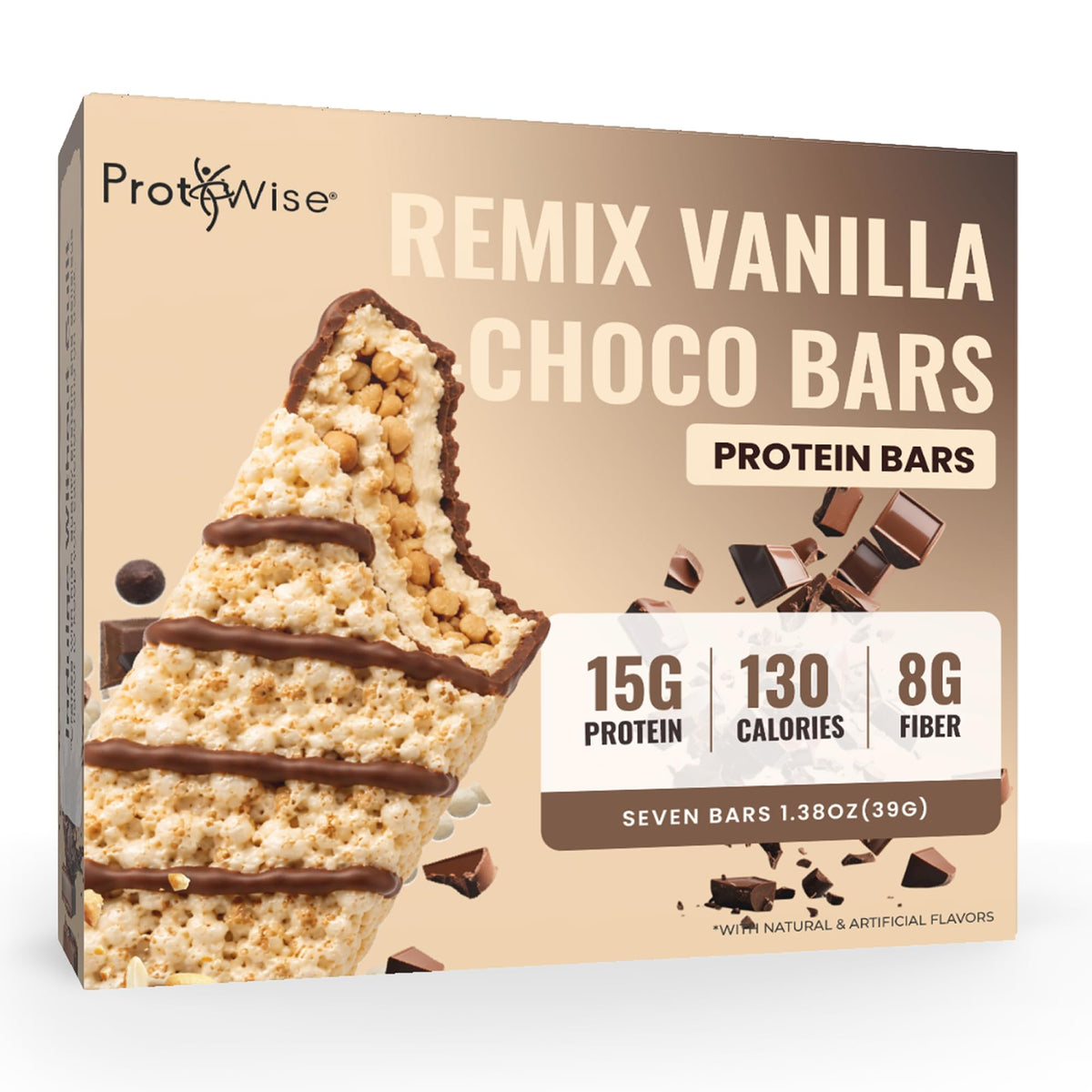 Chocolate-Flavored Protein Bar Variety