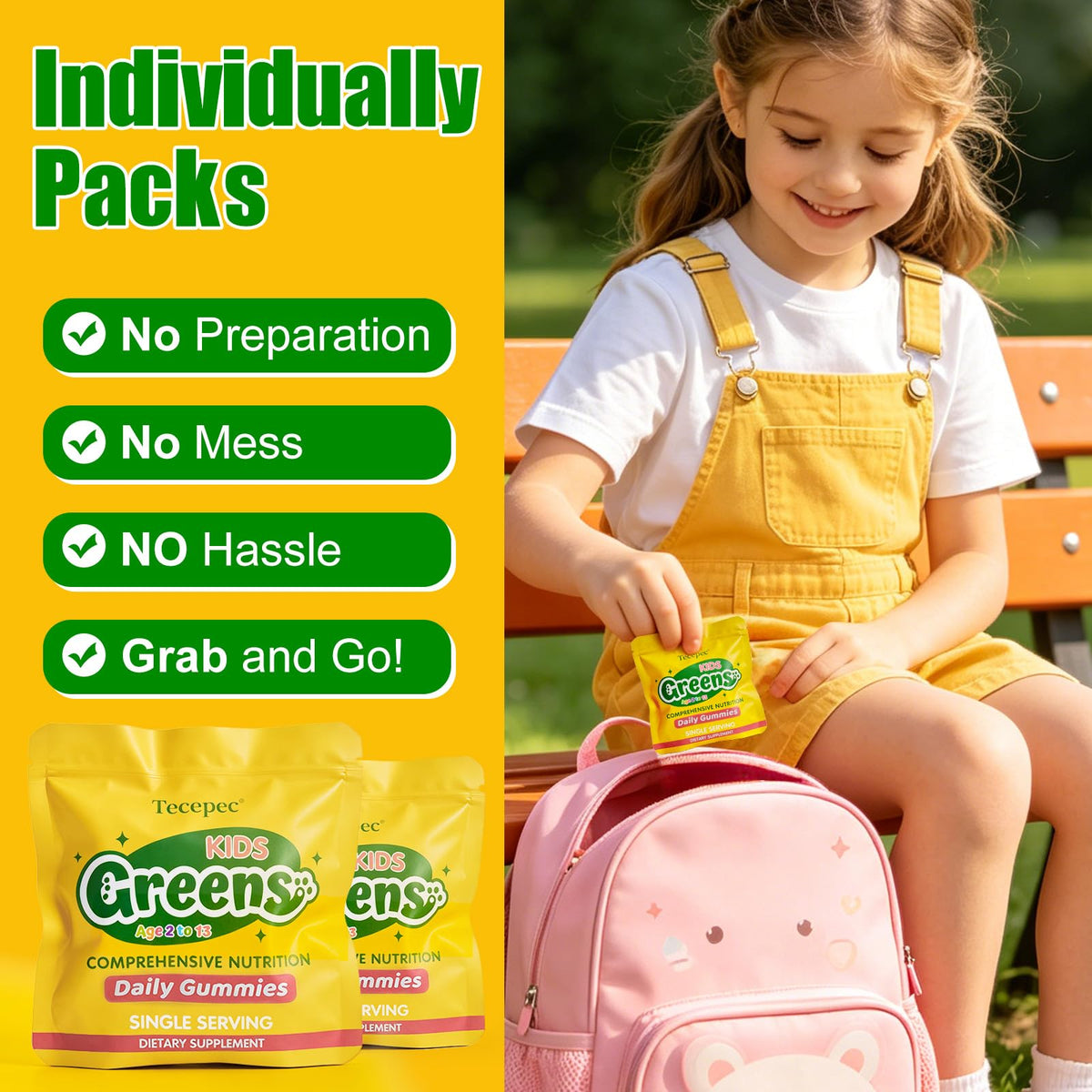 Kids Green Daily Gummies