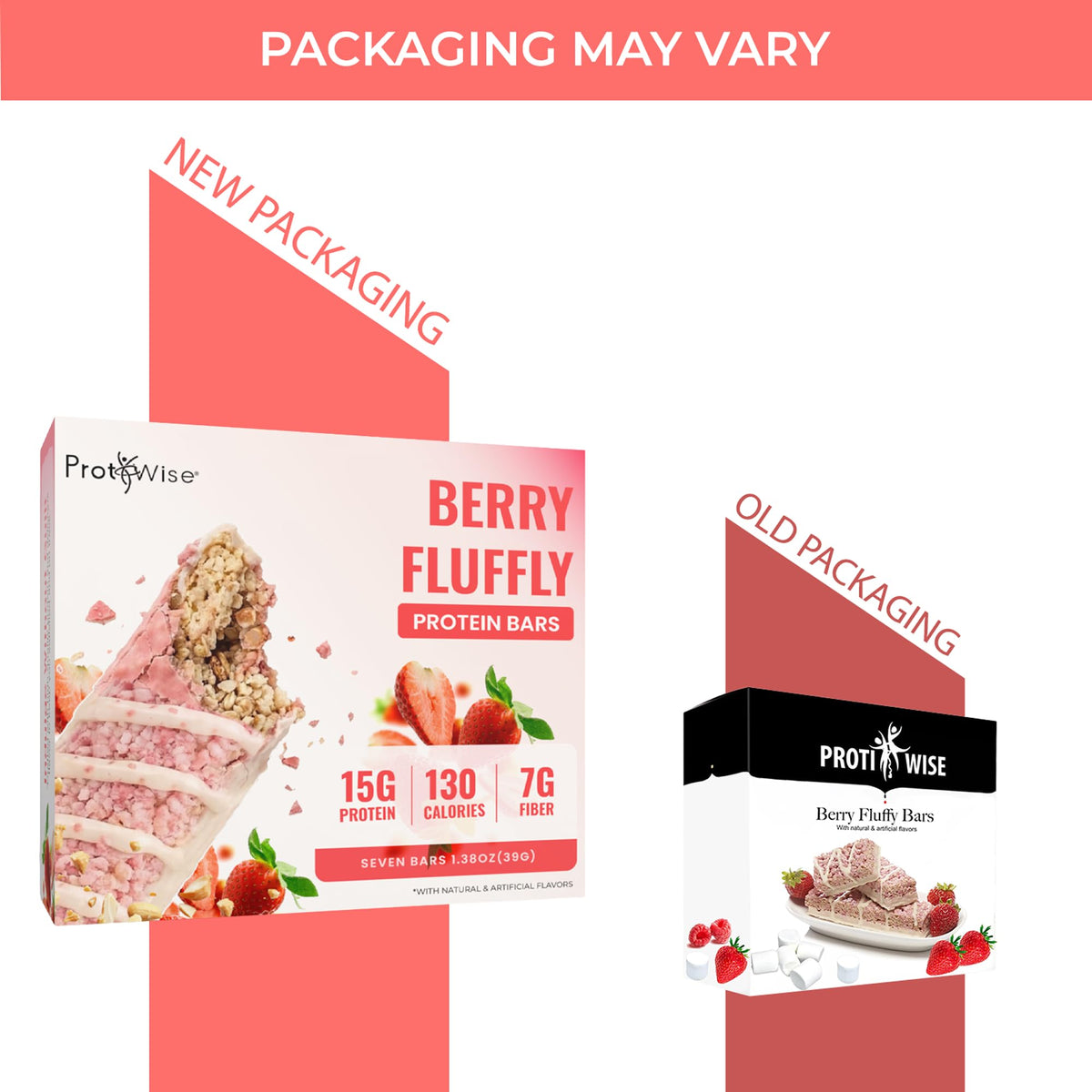 Fruit-Flavored Protein Bar Variety