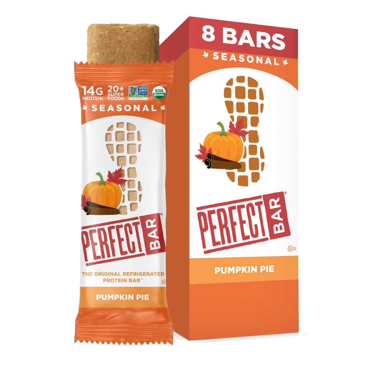 Pumpkin Pie Peanut Butter Protein Bars
