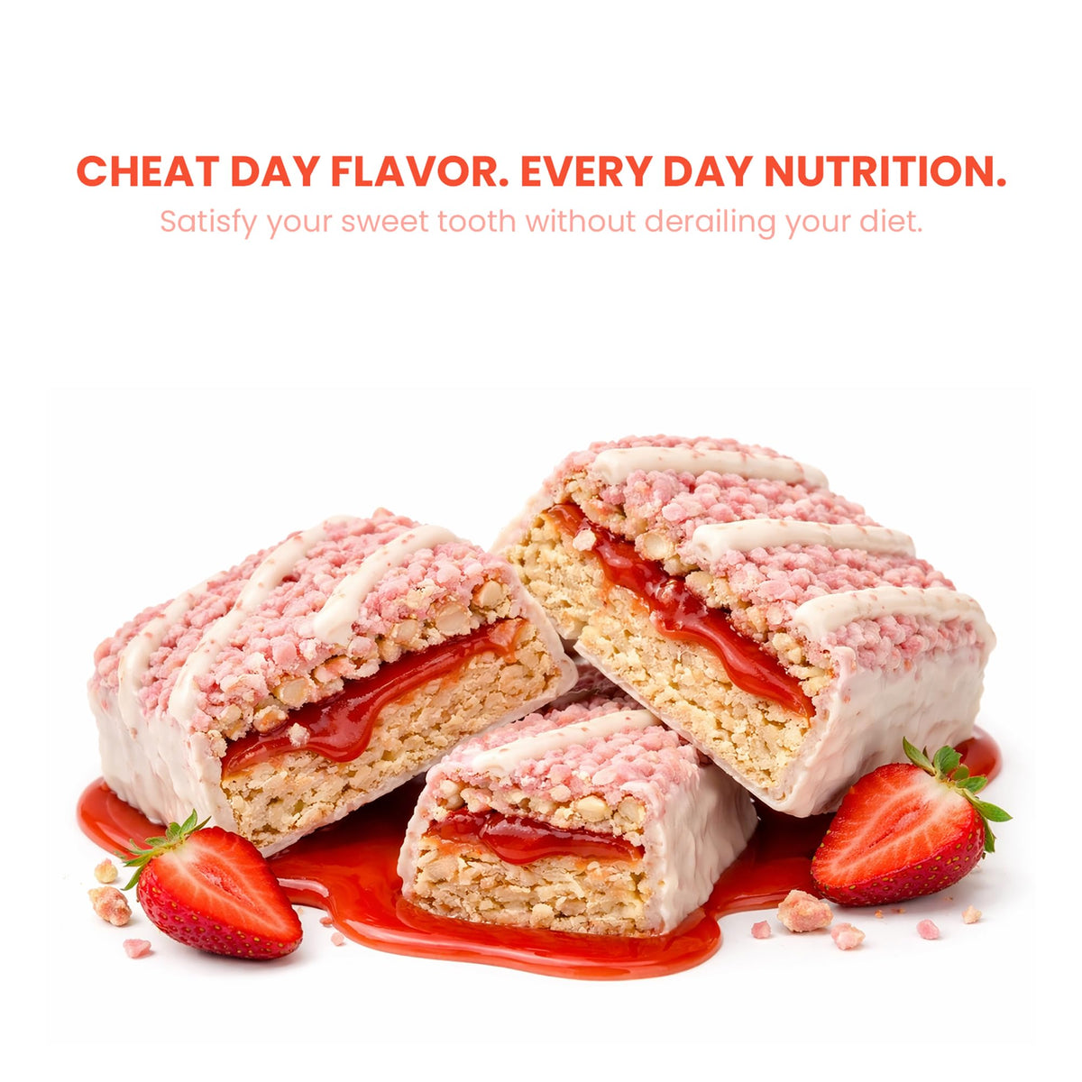 Fruit-Flavored Protein Bar Variety