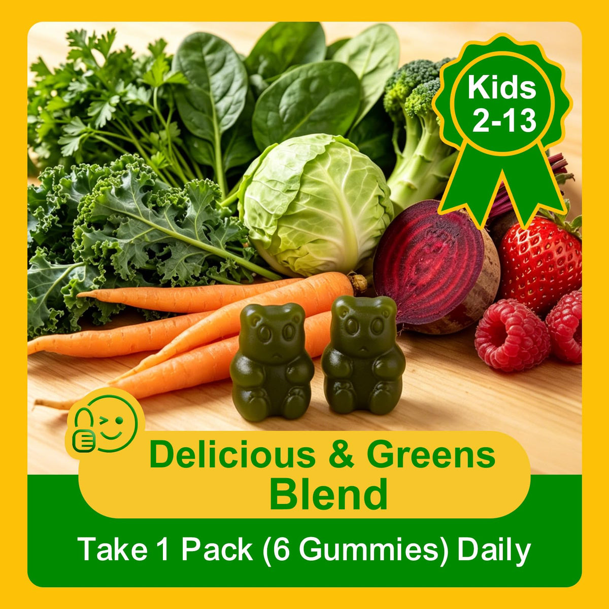 Kids Green Daily Gummies