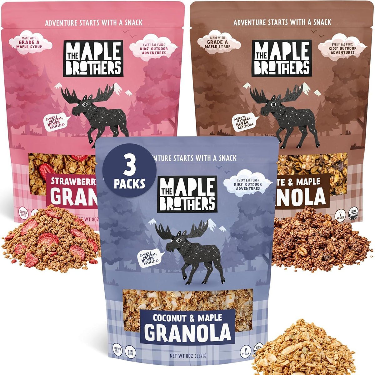 Organic Strawberry Maple Granola
