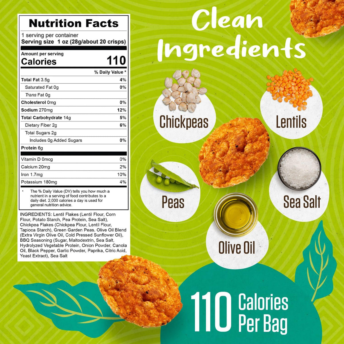 Lentil and Chickpea Protein Thins