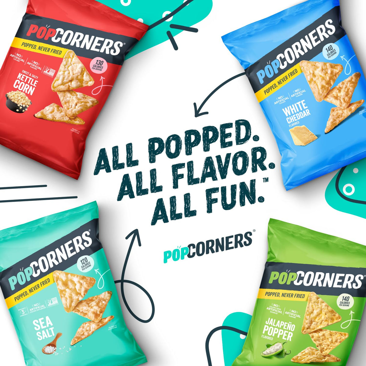White Cheddar Popped Corn Snack Packs