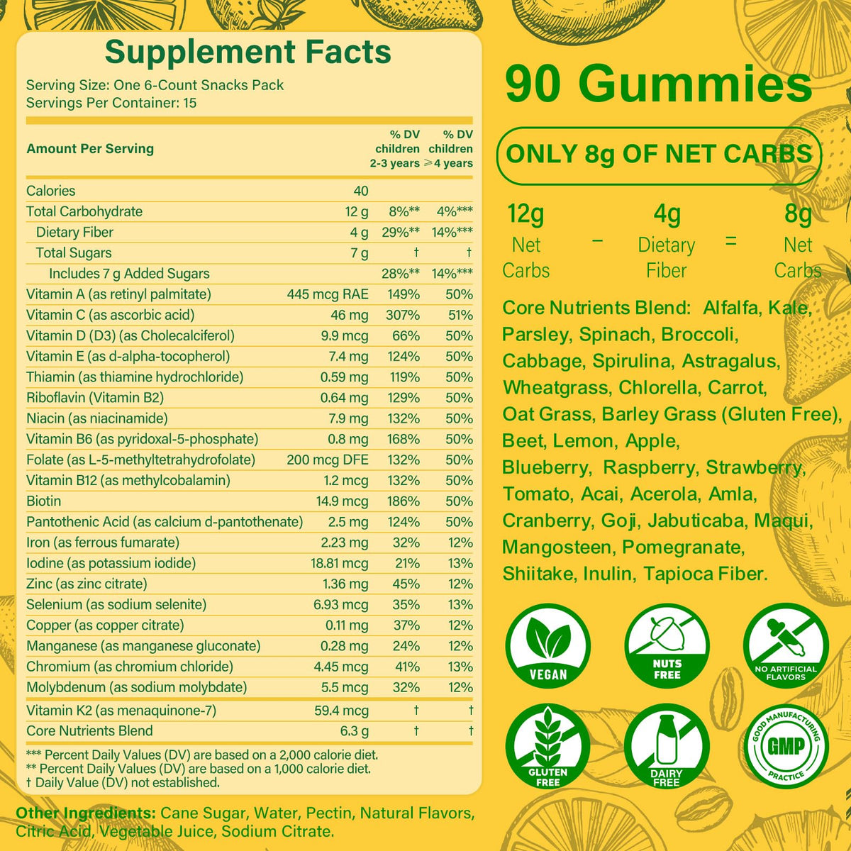 Kids Green Daily Gummies