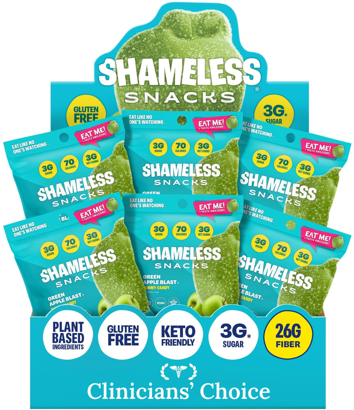 Low-Calorie Sour Gummy Snacks
