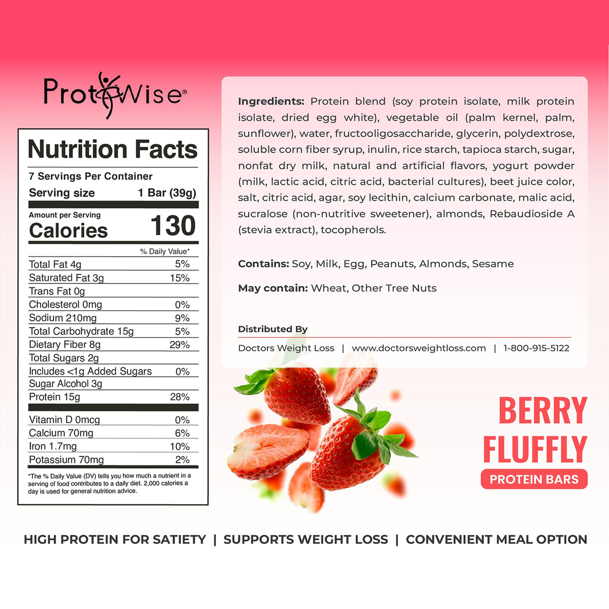 Fruit-Flavored Protein Bar Variety