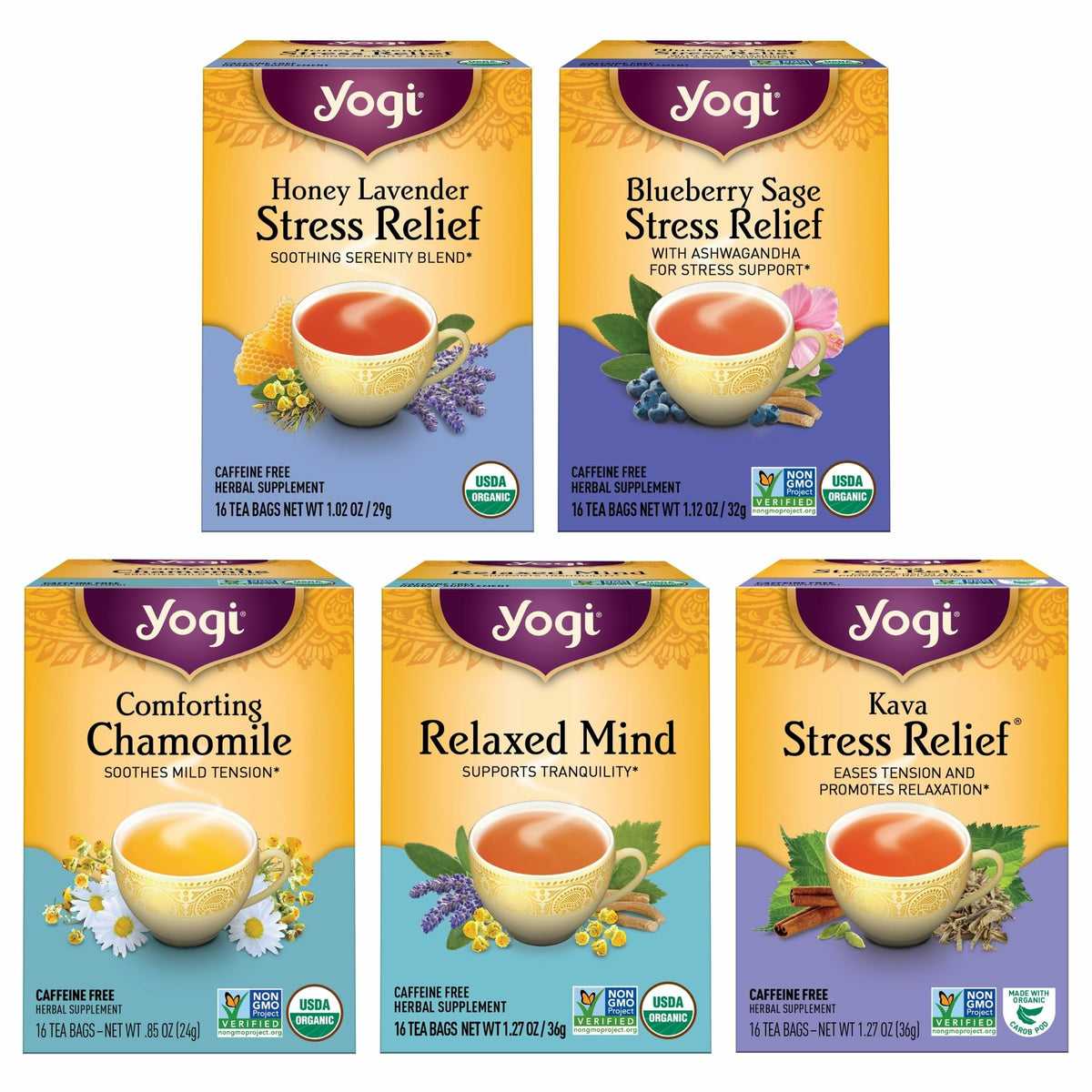 Stress Relief Herbal Tea Sampler
