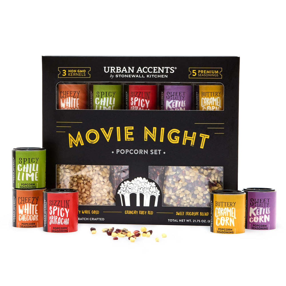 Popcorn Kernels and Seasoning Gift Set