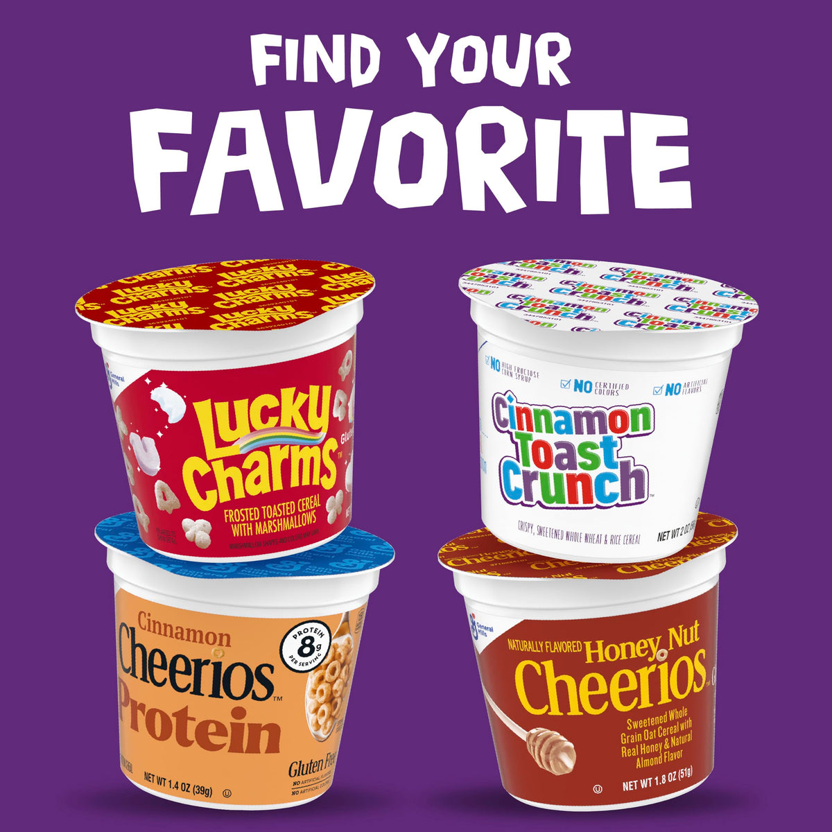 Cinnamon Breakfast Cereal Variety