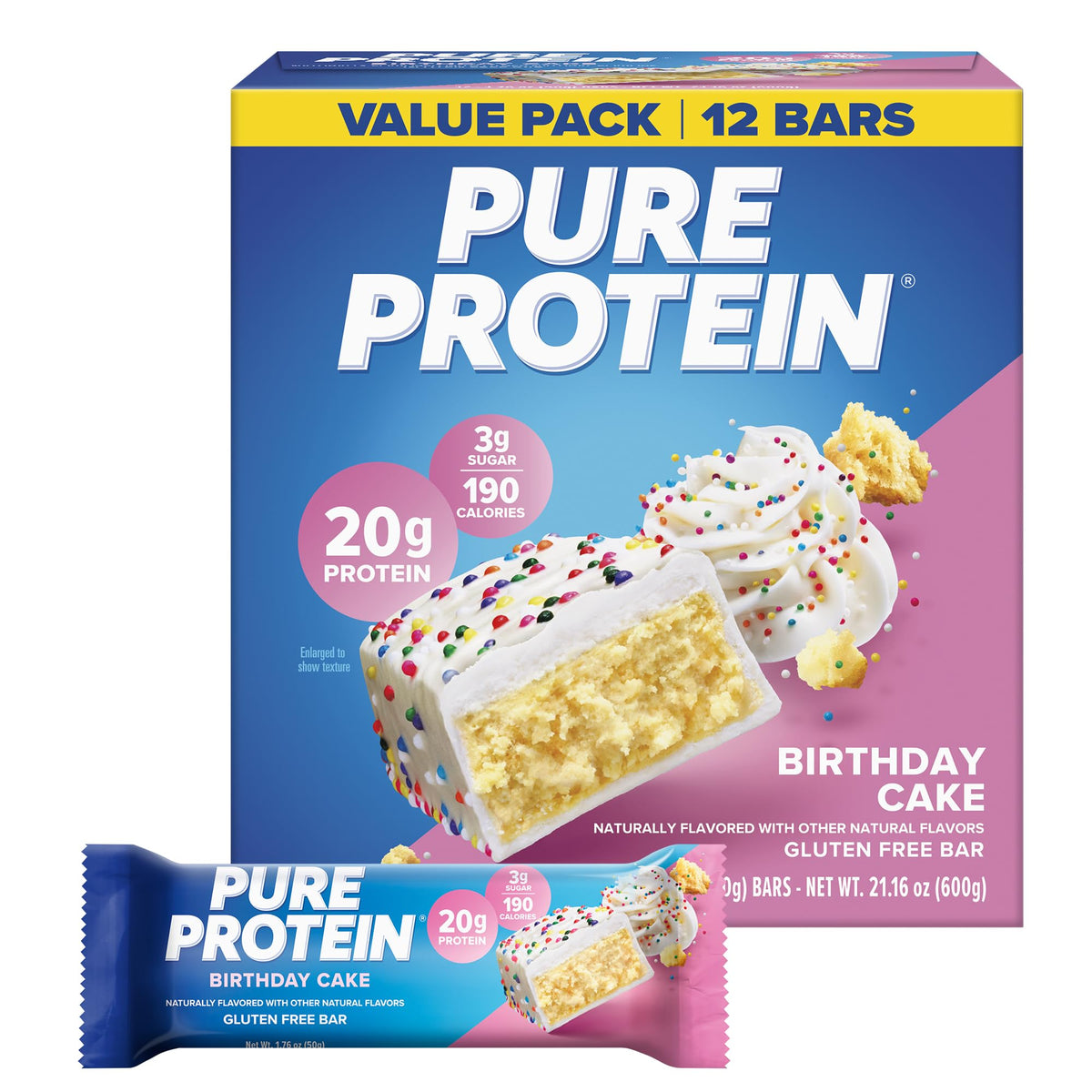 Low-Sugar High-Protein Bar Variety