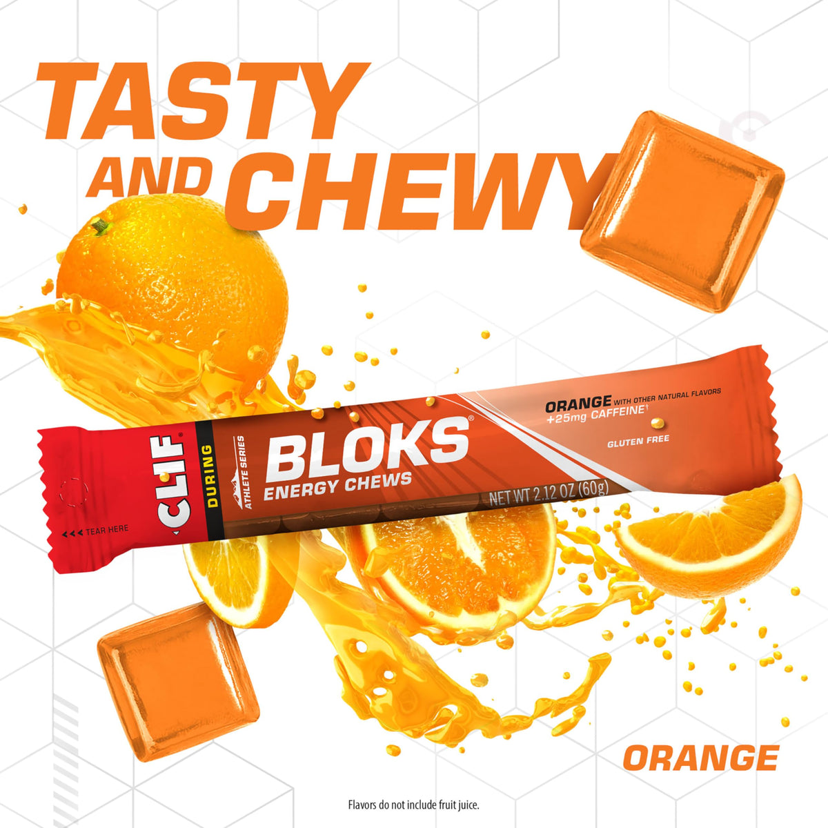 Orange Caffeinated Energy Chews