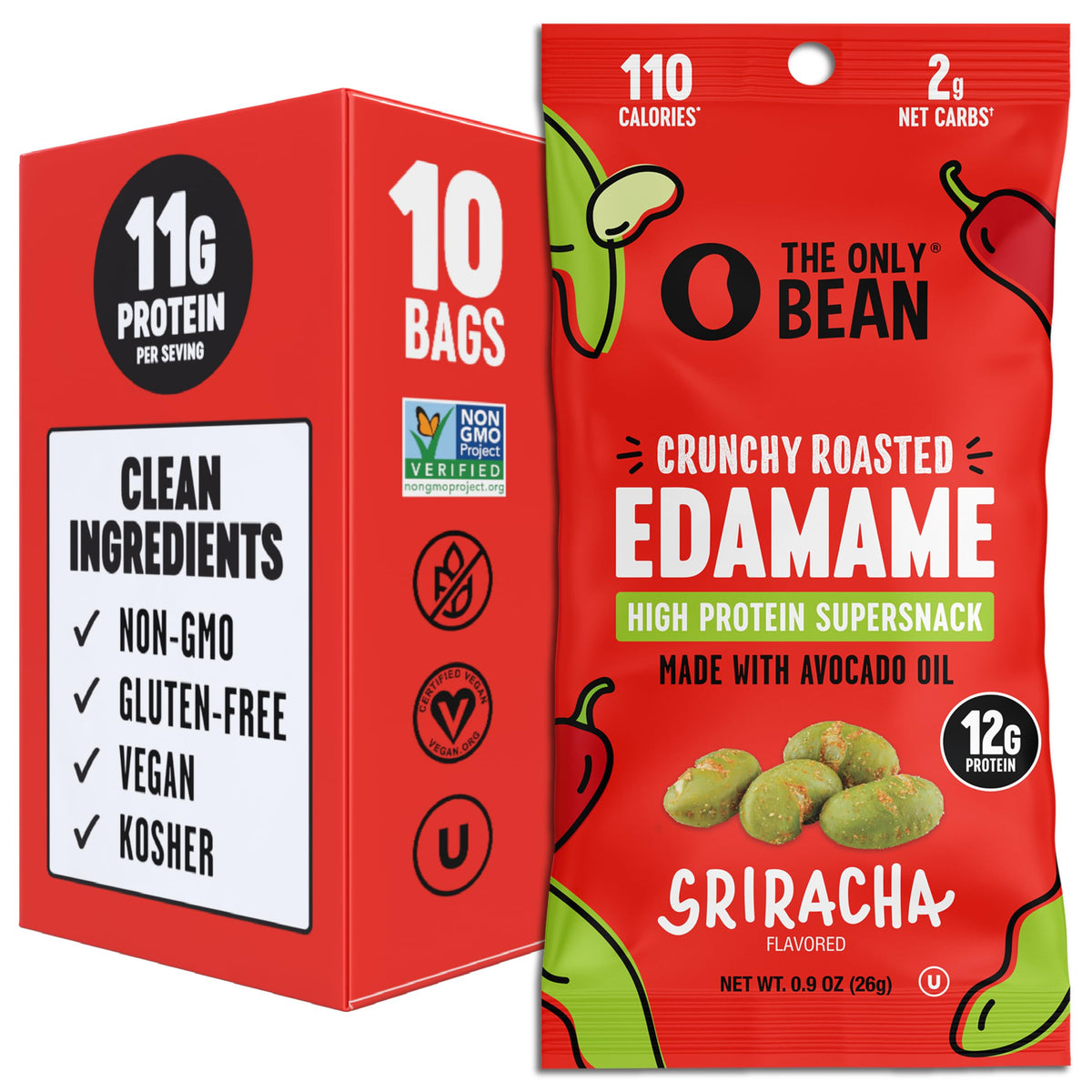 Dry-Roasted Edamame Protein Snacks